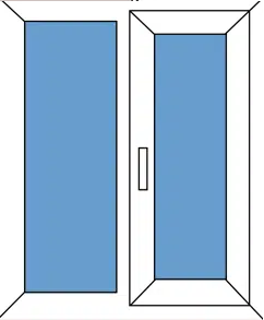 Двухстворчатое окно